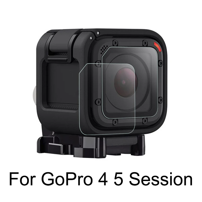 Закаленное защитное стекло для Gopro Hero 4 Session 5 объектив устойчивая к царапинам