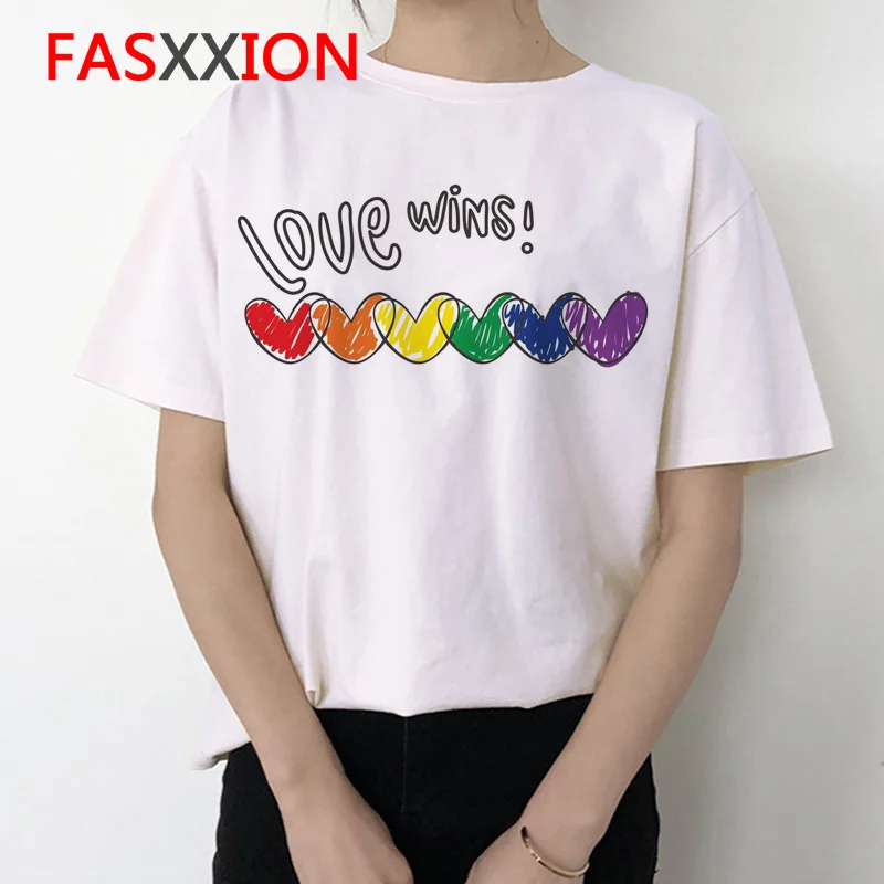 ЛГБТ гордость футболка для женщин геев лесбиянок радуга хип-хоп love is уличная