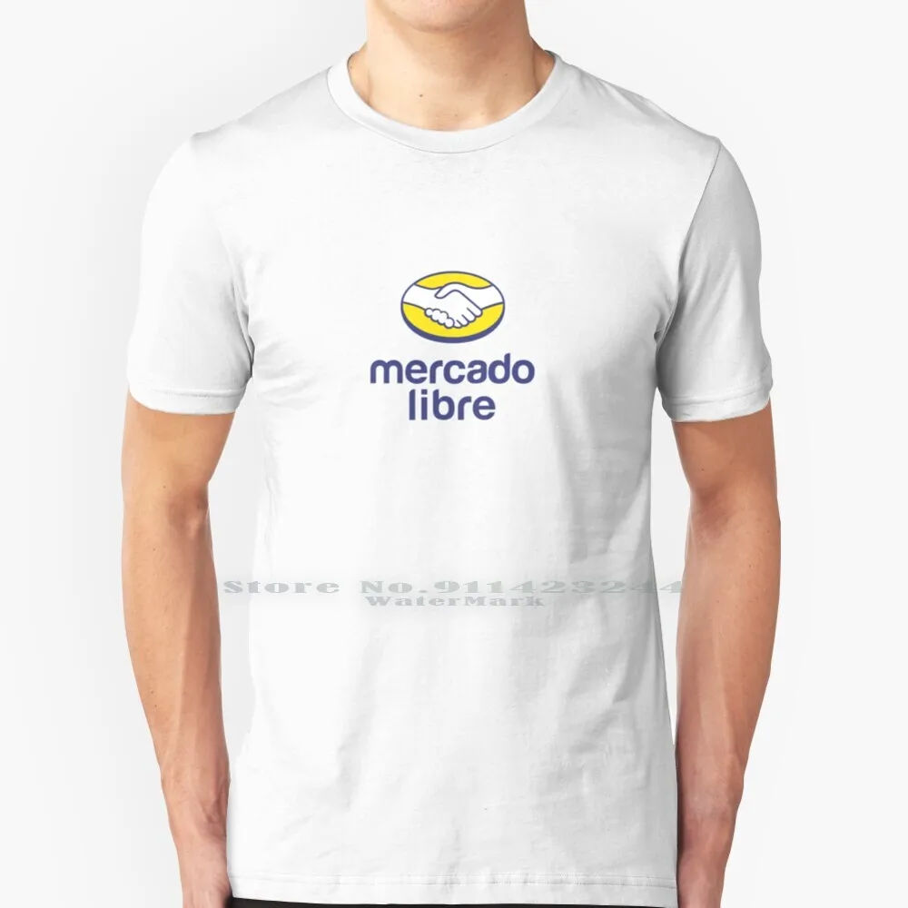 Футболка для электронной коммерции Mercado Real 100% чистый хлопок Tech Us Alibaba Sea Shopee Google Ant