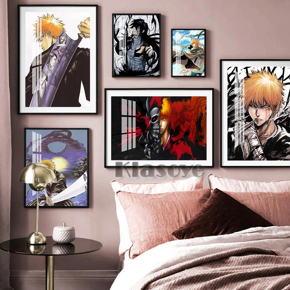 

Bleach Classic Comic Poster Japanese Cartoon Anime Wall Picture Character Prints Art Children Room Home Decor Otaku Gift Idea