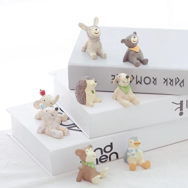 JO LIFE креативное украшение из смолы реквизит для микропейзажа маленькие животные