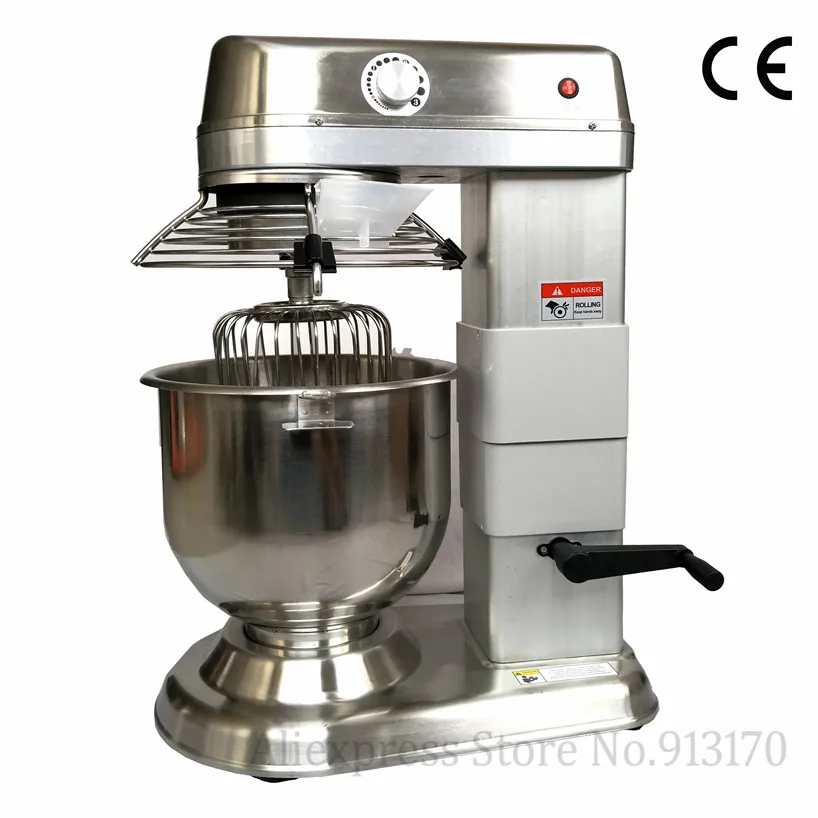 Электрический кухонный миксер 20 л Коммерческий Миксер Для Теста из нержавеющей