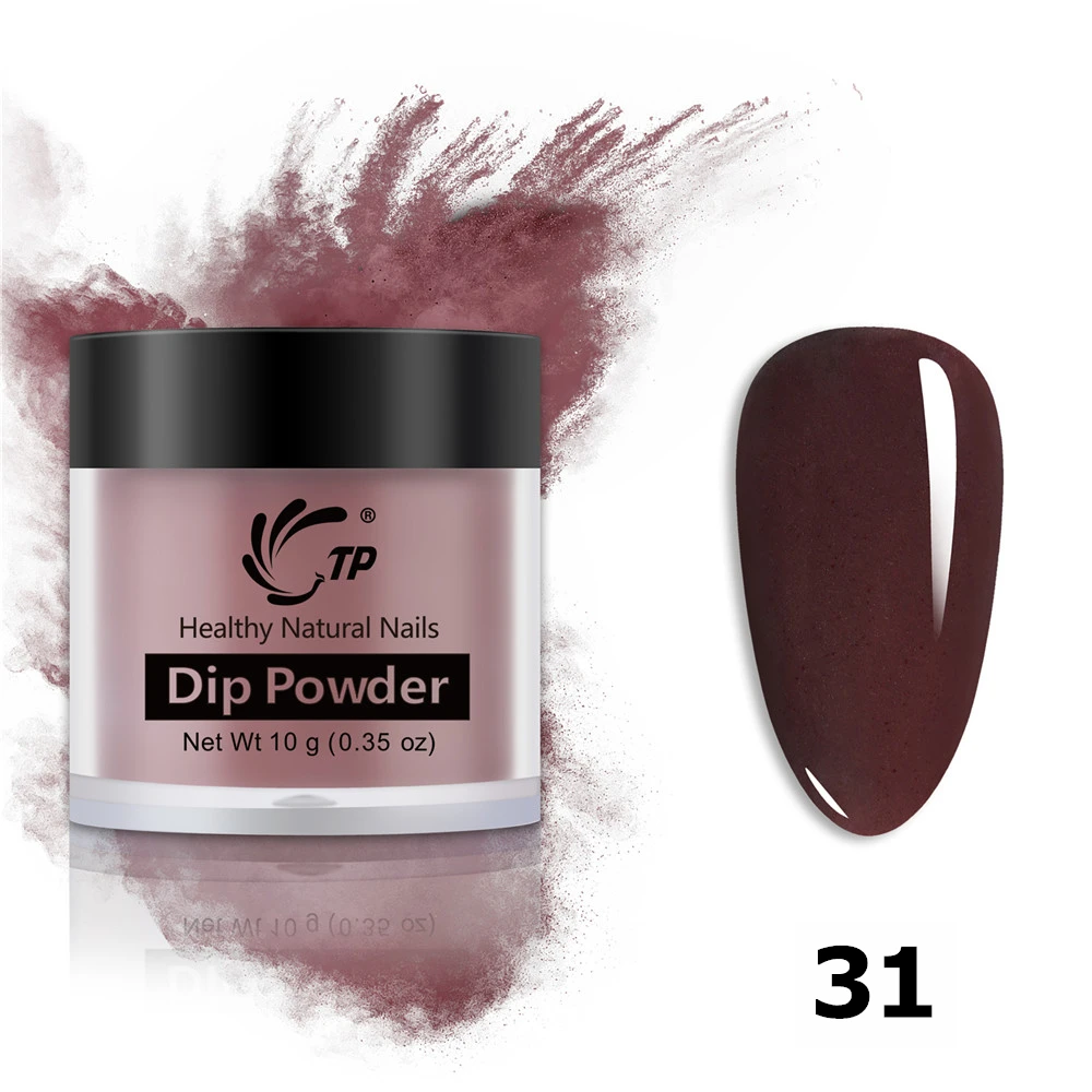 Женская зимняя пудра темно синего и красного цвета для ногтевого дизайна