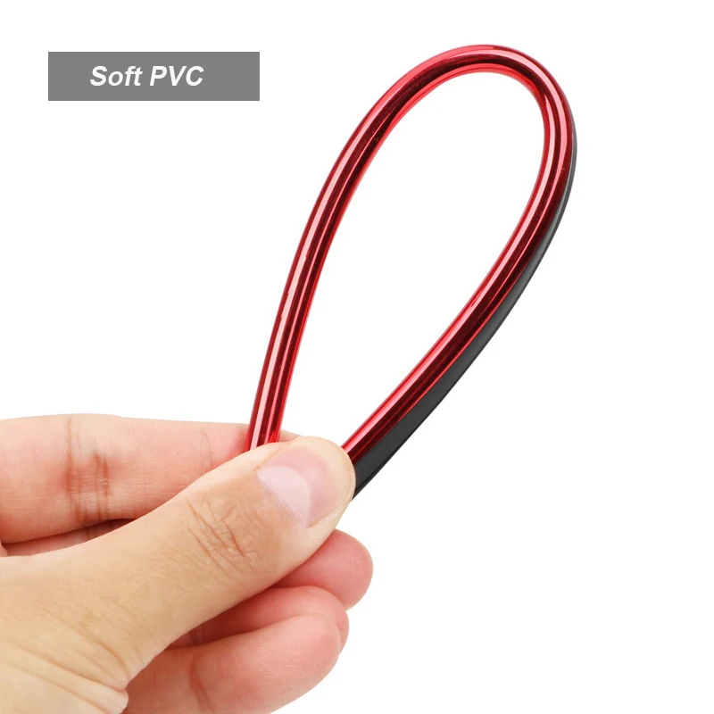 

Car Air Outlet Decoration strip Blade Chrome Trim Strip Bumper DIY Accessories For Hyundai Tucson Creta Kona IX35 Solaris Accent