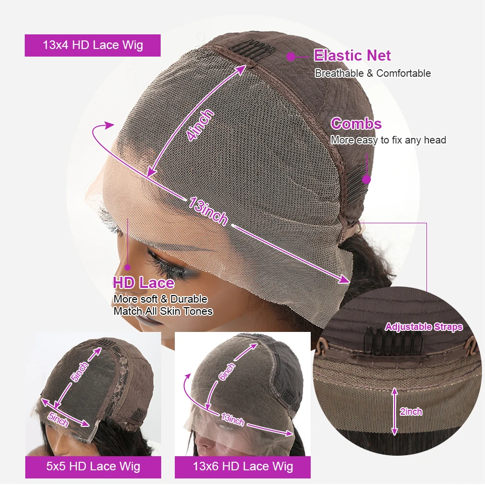 Парик из натуральных вьющихся волос 30 Дюймов 5 Х5 дюймов | Шиньоны и парики