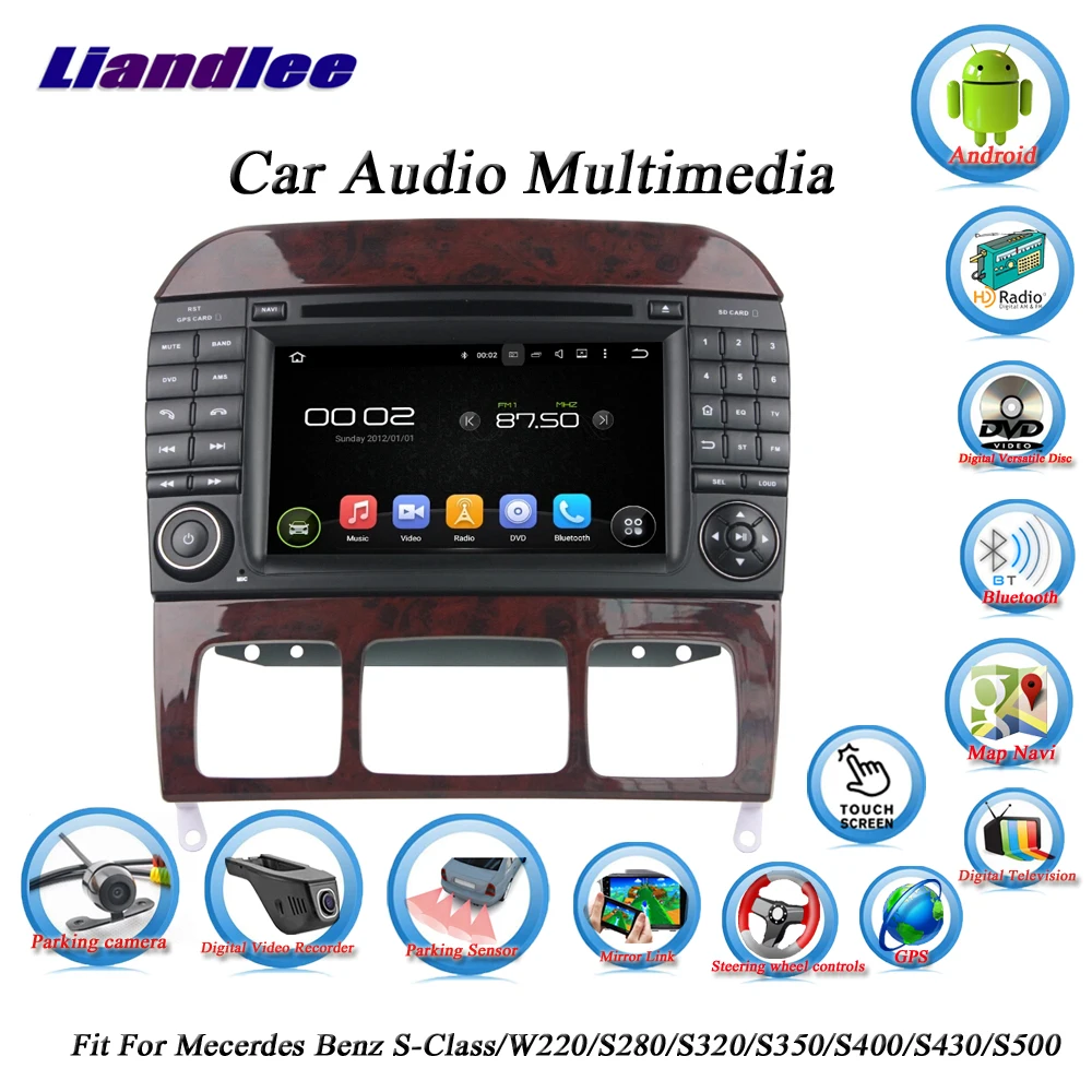 Car Android Multimedia System For Mecerdes Benz S-Class/W220/S280 Radio CD DVD Player GPS Navigation Screen