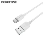 USB-кабель BOROFONE для iphone, кабель для быстрой зарядки типа C, 1 м, 2 м, 3 м