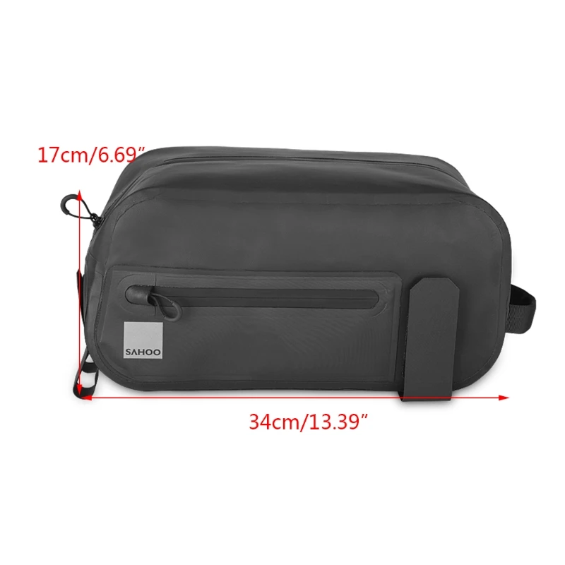 

Water Resistant Full Water Reflective 7l High Capacity Bike Bag Multi Pocket Taillight Loop for Commuter Outdoor