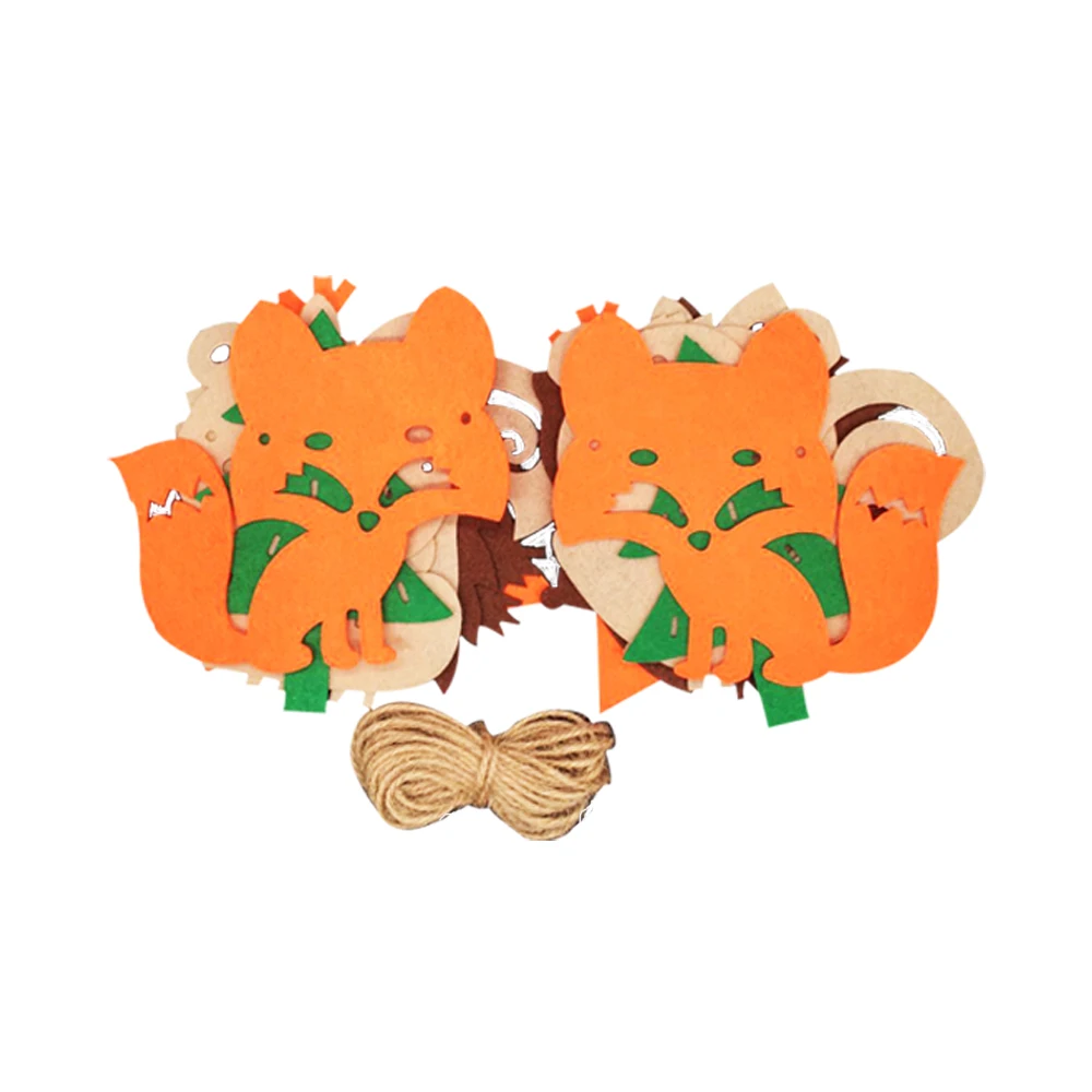 Баннер с изображением животных джунглей флажки мультяшного леса ежика белка