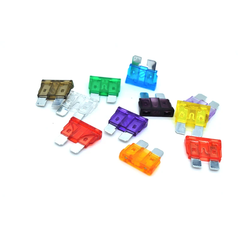 

12pcs Mini Car Fuse Kit 5A 10A 15A 20-30A Assorted Blade Fuses Auto Set Zinc Alloy and Plastic Material For Truck Accessories