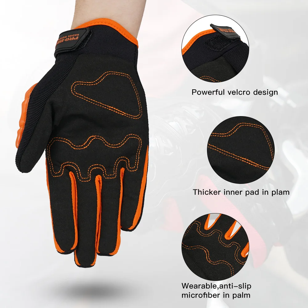 Moto rcycle перчатки жесткая защита пальцев Luva queiro Guantes cicleta Luvas de moto дышащий полный