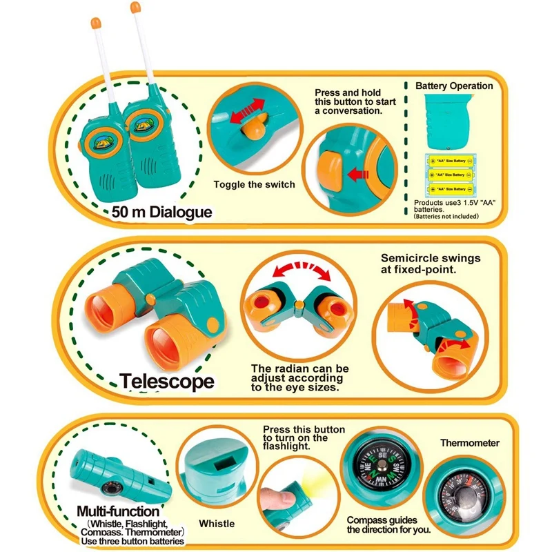 Детский набор тентов для кемпинга игрушки Складывающийся игровой тент телескоп