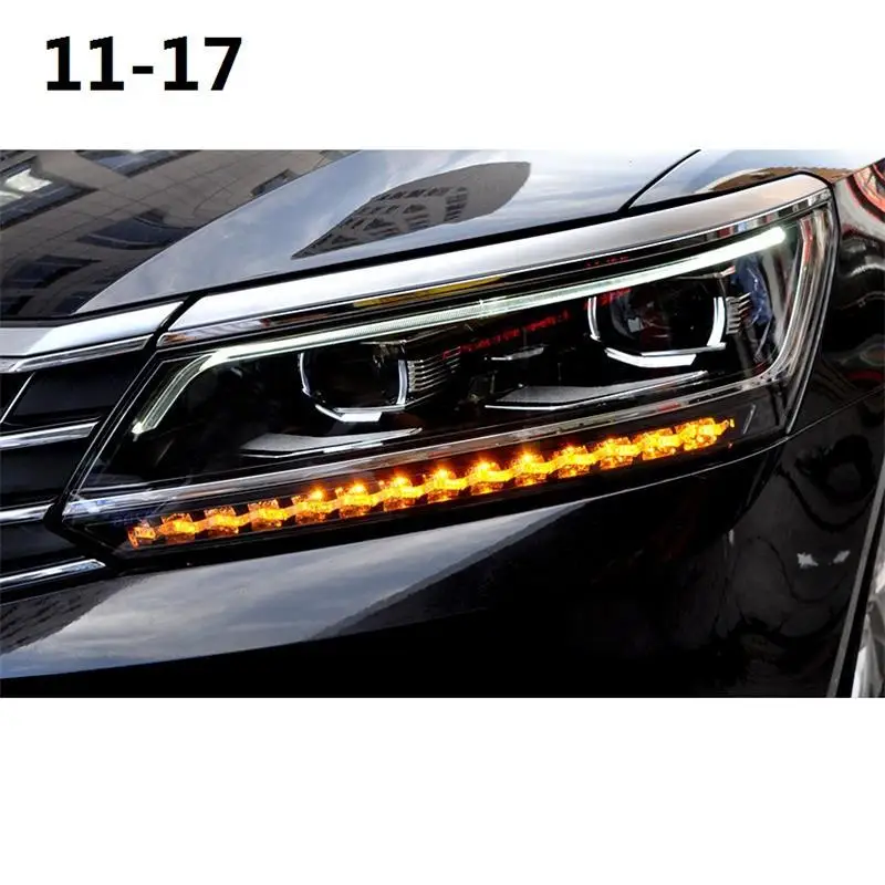 Автомобильные аксессуары для дневных ходовых автомобилей Drl Led Cob фары автомобильные фары в сборе 11 для Volkswagen Passat