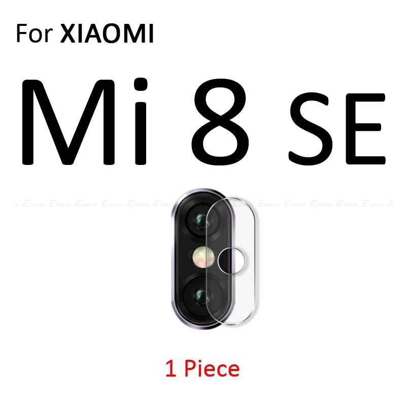 For Xiaomi Mi 8 SE Задняя Камера защитная крышка объектива закаленное Стекло чехол для Xiaomi mi 9 8 до 9 лет A3 A2 Lite Red mi Note 8, 7 6 5 10 Pro 6A S2 mi x Max 3 - Цвет: For Xiaomi Mi 8 SE