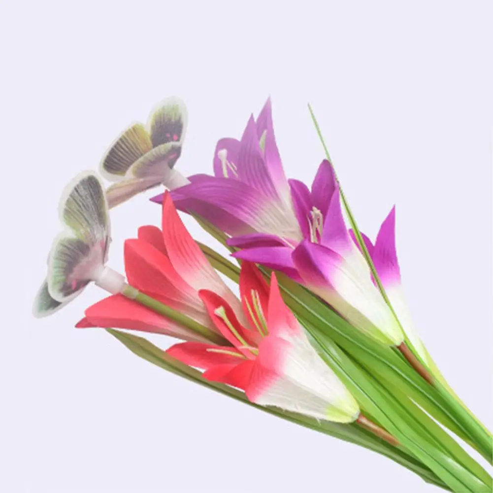 Садовый светильник на солнечной энергии водонепроницаемый 7 цветов меняющий