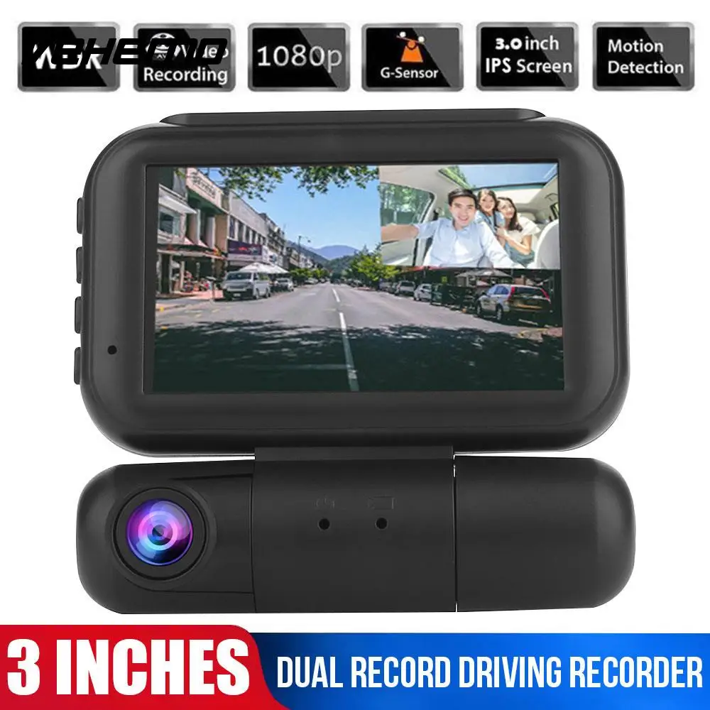 

3" Dash Cam Driving Recorder Camera Car DVR 3 Inch Car Video Recorder for Night Vision ADAS G-Sensor for Dual Lens