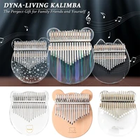 817 keys acrylic kalimba bear shape star sky finger thumb piano wood kalimba keyboard musical instruments for kids beginners