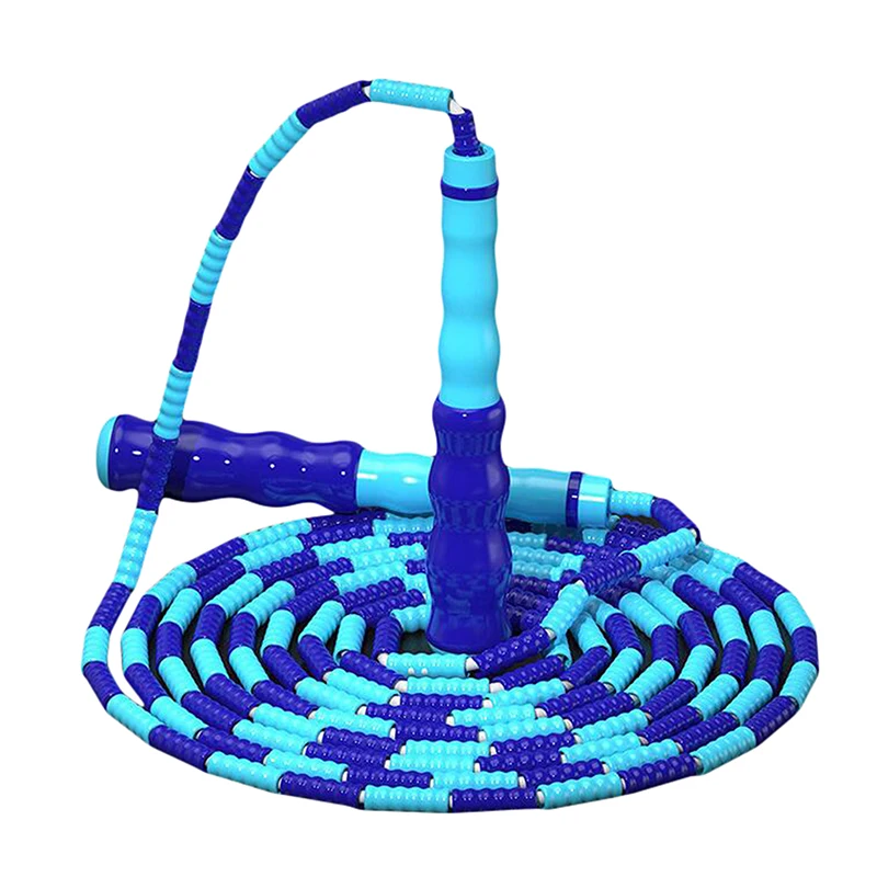 

High Quality PVC Family Sports Jump Rope Children's Fancy Bamboo Jump Rope Non-slip Handle Hard Bead Yoga Rope Rope Skipping