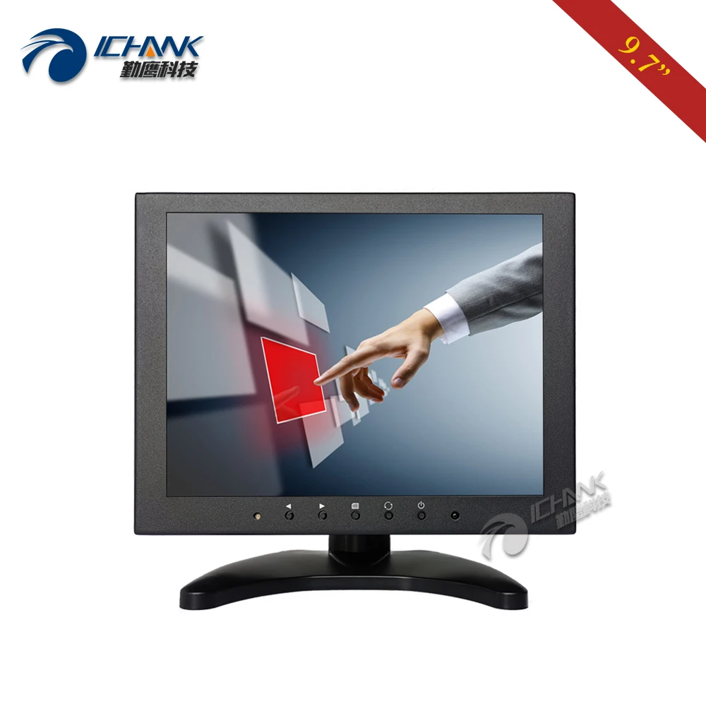 ZB097TC 591R/9 7 дюймов 1024x768 USB HDMI VGA стенд настенный металлический чехол промышленное