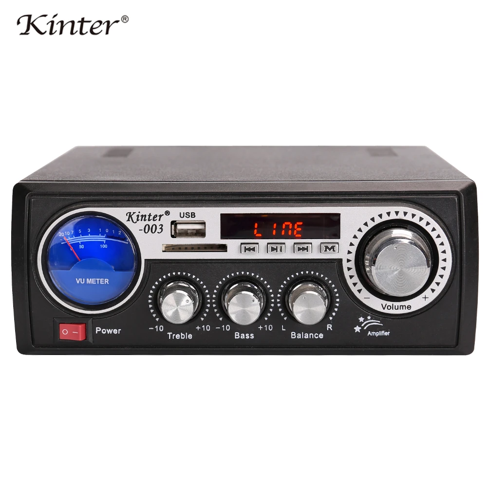 Kinter 003 усилитель аудио стерео звук предложение USB SD AUX вход есть FM радио со