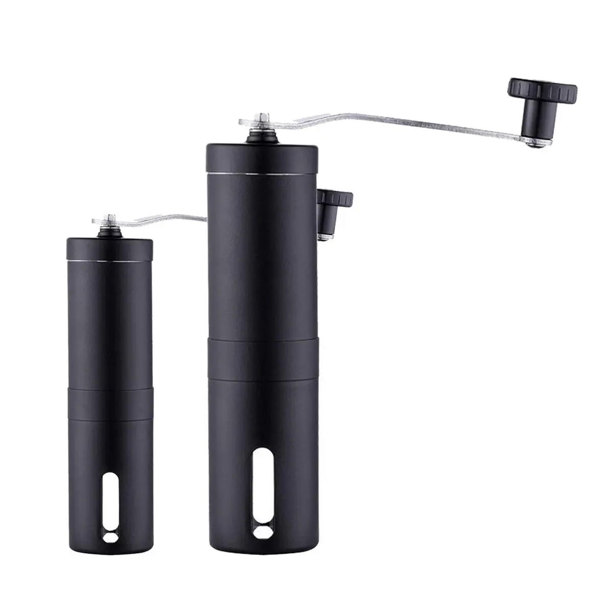 

Portable Manual Coffee Grinder Hand Crank Stainless Steel Ceramic Burr Coffee Mill