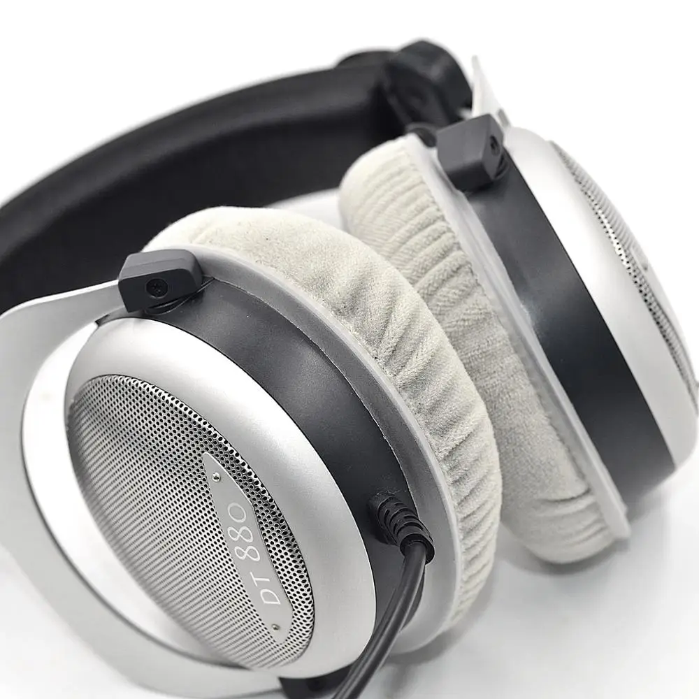 Мягкие протеиновые бархатные поролоновые амбушюры для наушников Beyerdynamic DT440 DT660