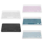 Bluetooth-совместимое устройство с многоцветной клавиатурой с RGB-подсветкой, подходит для телефонов и планшетов iOS, Android