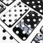 Чехол для OPPO A73, A93, A53, A32, A31 2020, F15, F17 Pro, A15, A91, винтажный, с волнистыми точками, жесткий, стеклянный, для OPPO Reno 5, 4, SE Lite pro 5G