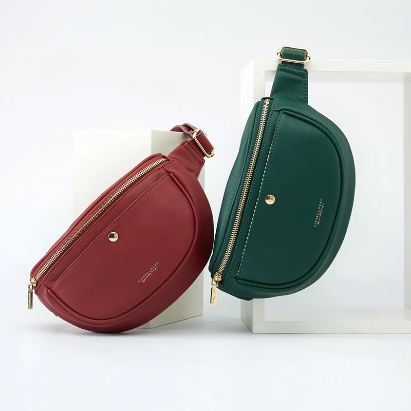 Брендовая Дизайнерская Женская поясная сумка из синтетической кожи забавная