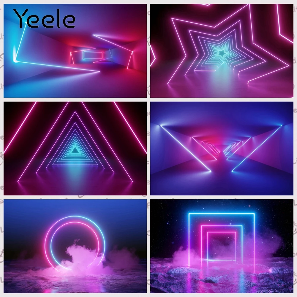 Yeele лазерный светильник линия фонов Фоны этап вечерние Танцы бар Cool фотографии