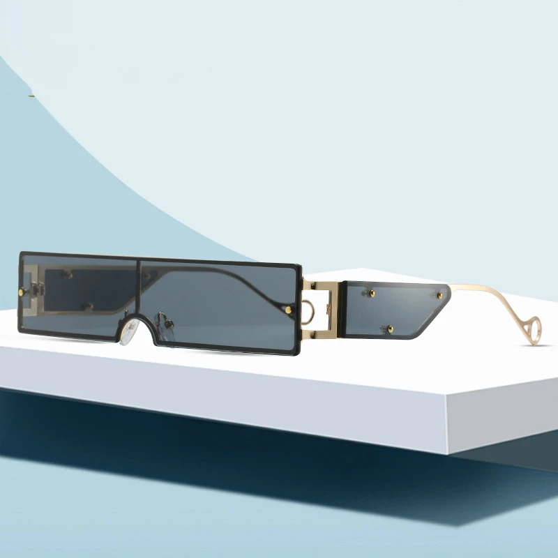 Унисекс прямоугольные солнцезащитные очки es НОВЫЕ индивидуальные парные модные