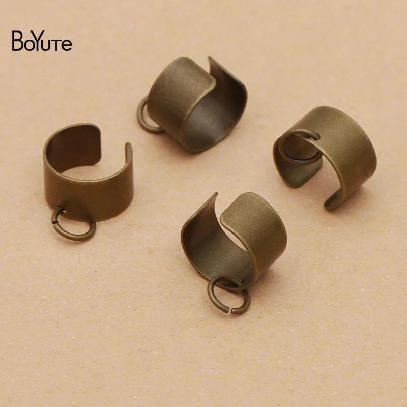 Простые Модные серьги каффы BoYuTe (100 шт./лот) ювелирные изделия античная бронза