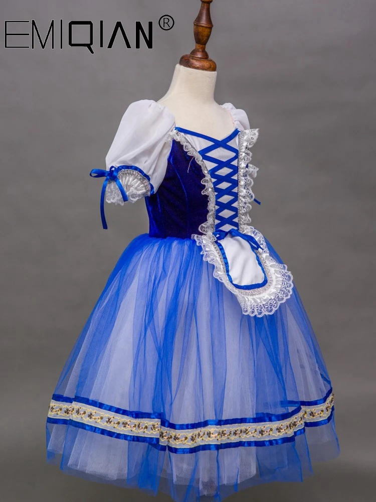 giselle Ballet dresses Romantic ballet costumes blue professional ballet tutus