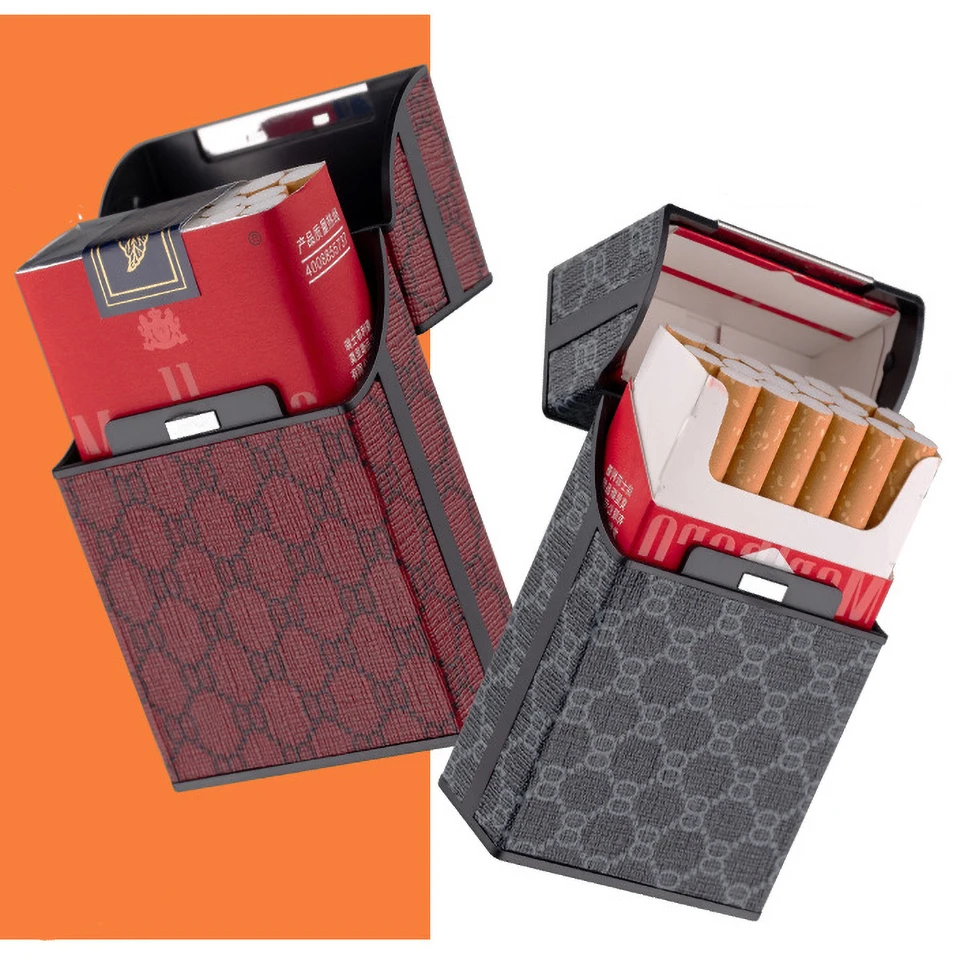 1 шт. алюминиевый чехол для сигарет держатель табака карманная коробка контейнер
