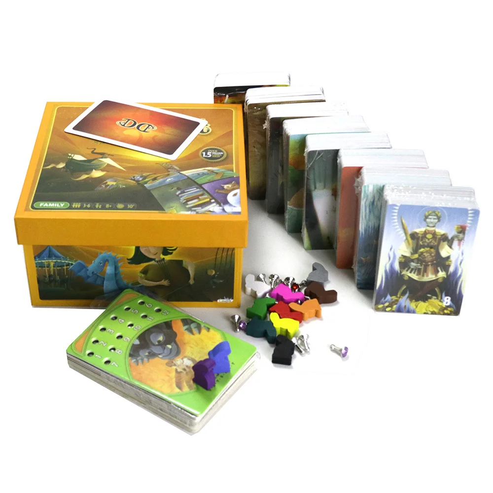 Карточные игры mini tell story колода 1 + 2 3 4 5 6 7 8 всего 624 карт деревянная красочная