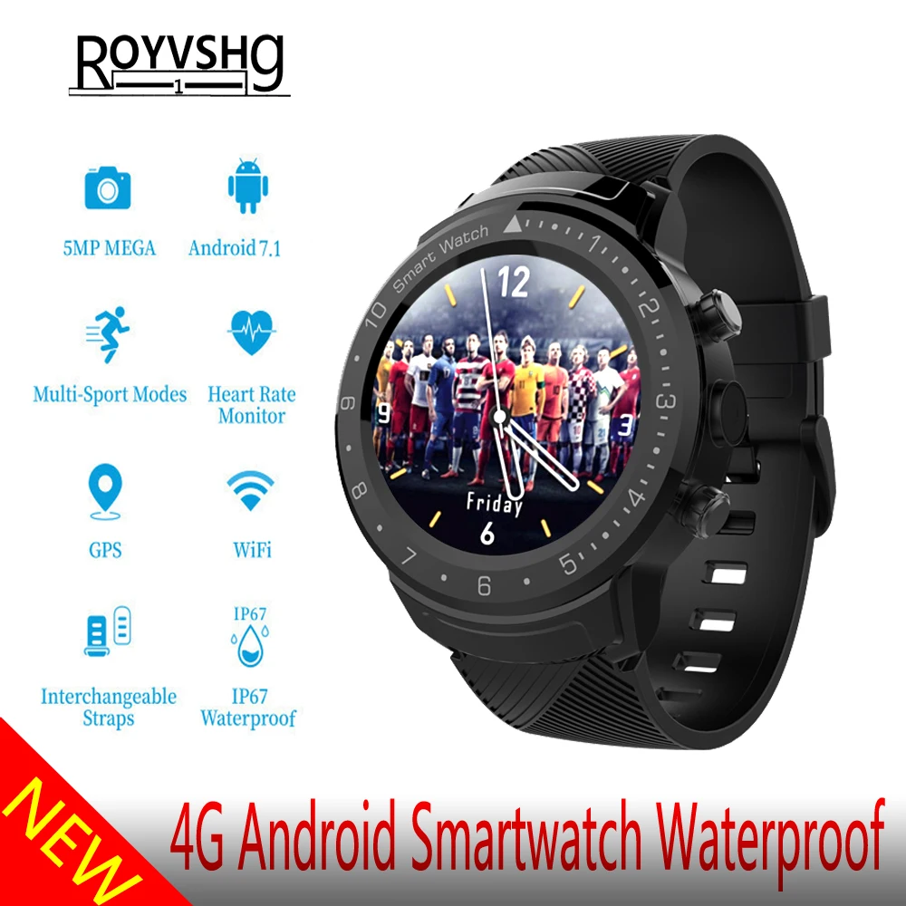 DA09 Смарт-часы Android телефон Heartrate трекер g-сенсор wifi gps карты смарт-часы человек с Google play app store mp3-плеер
