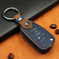 leather car key cover for chevrolet equinox blazer cruze prisma onix accessories auto remote key shell case protector covers