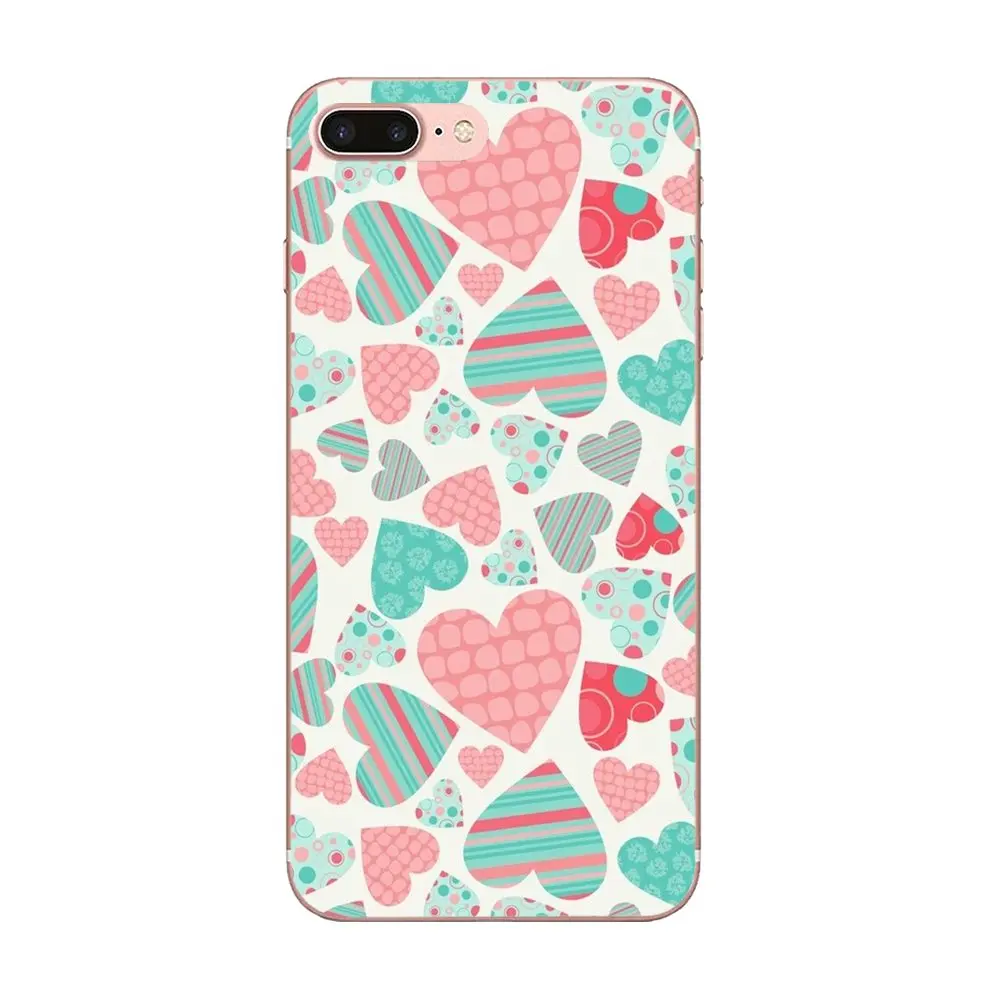 Pink Rose Heart Stripes Princess For Xiaomi Redmi Note 2 3 3S 4 4A 4X 5 5A 6 6A Pro Plus TPU Protective Case | Мобильные телефоны и