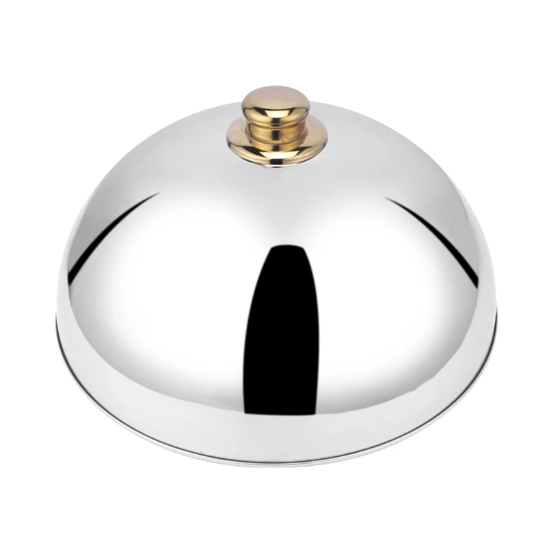 

New Stainless Steel Dome Dish Cover Table Food Cover Food Cover Western Restaurant Cover Teppanyaki Dish Cover