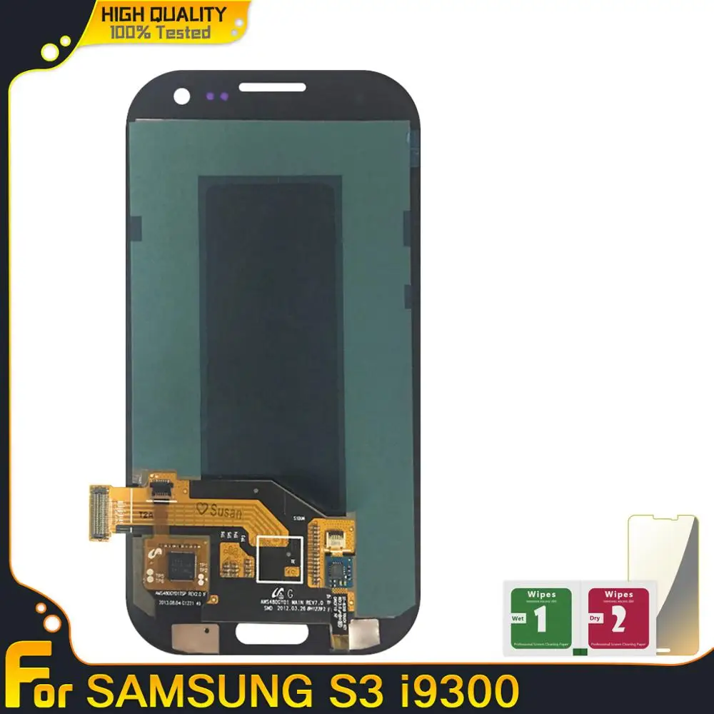 ЖК дисплей Super AMOLED для Samsung Galaxy S3 i9300 i9300i i9301 i9305 с сенсорным экраном и дигитайзером