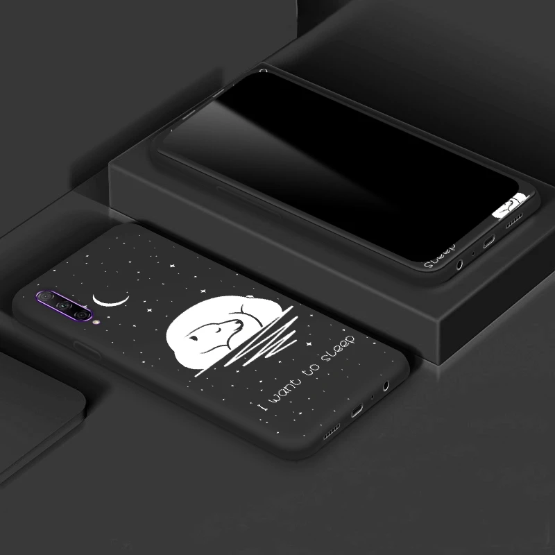 Pattern 6 Закаленное стекло+ милые Мультяшные фотографии Мягкий ТПУ чехол для huawei Y9 Prime P10 P10Plus honor 9 Lite 7C чехол - Цвет: Pattern 6