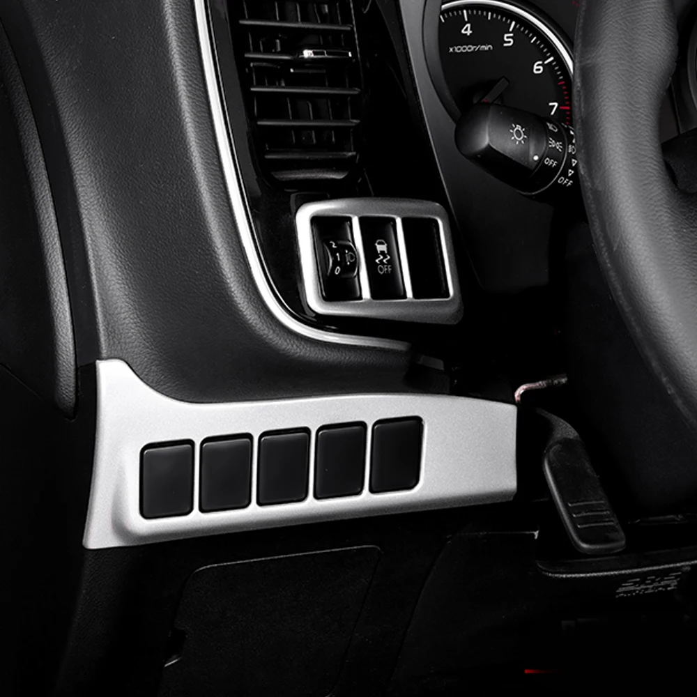 

CarManGo Auto Car Accessories Central Control Navigation Trim Sticker Cover Frame Decoration for Mitsubishi Outlander 2015-2020