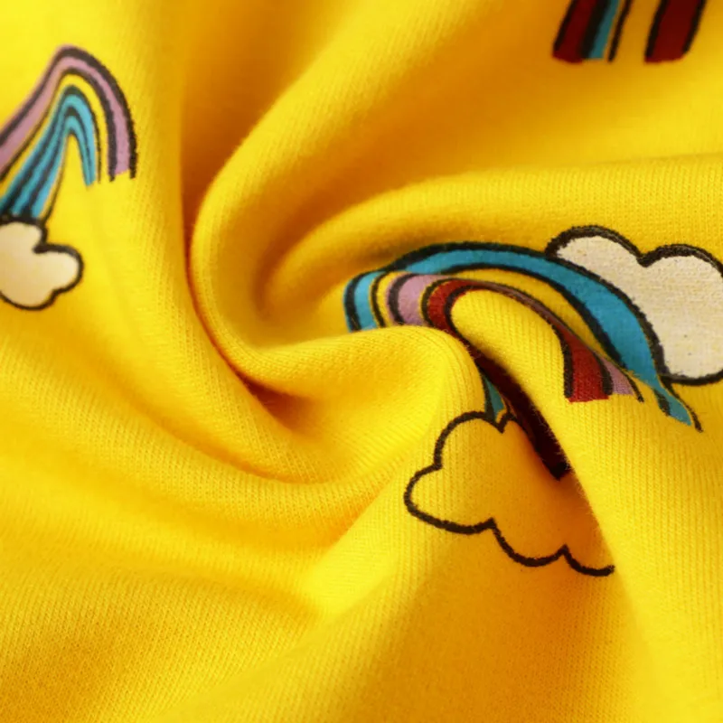 

Long Sleeve Rainbow Girls Dress Clothing Party Tutu Baby Dresses Cotton Princess Cute Birthday Gift Kid Vestidos Spring Autumn