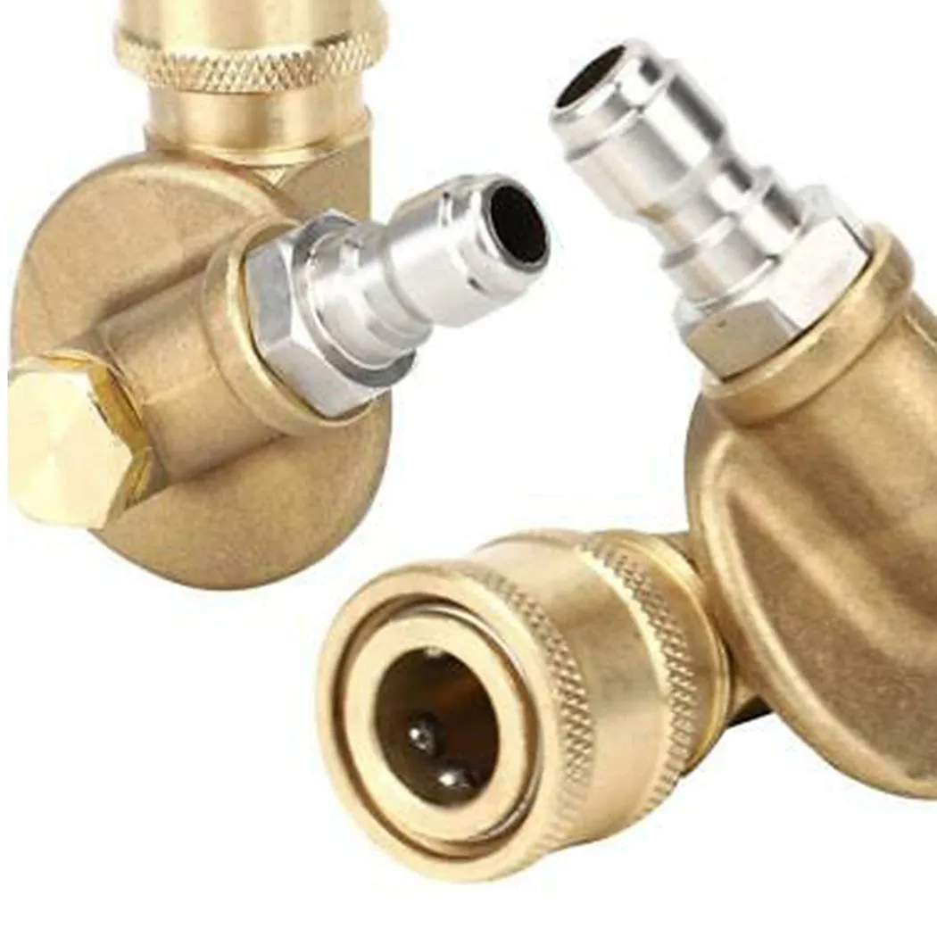 

Brass High Pressure Washer Spray Nozzle 1/4in 4500 PSI Psi 7-Level 240 Adjustable Washer Spray Nozzle