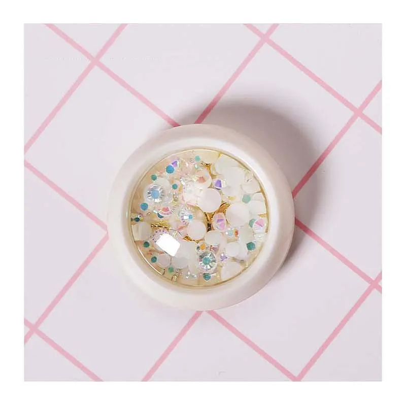 3D Стразы жемчужные камешки для дизайна ногтей разнообразные DIY драгоценные камни