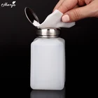 Monja 200 мл дизайн ногтей портативный жидкий пресс пустая бутылка УФ гель очиститель для удаления алкоголя дезинфицирующее средство для хранения насос бутылка для воды
