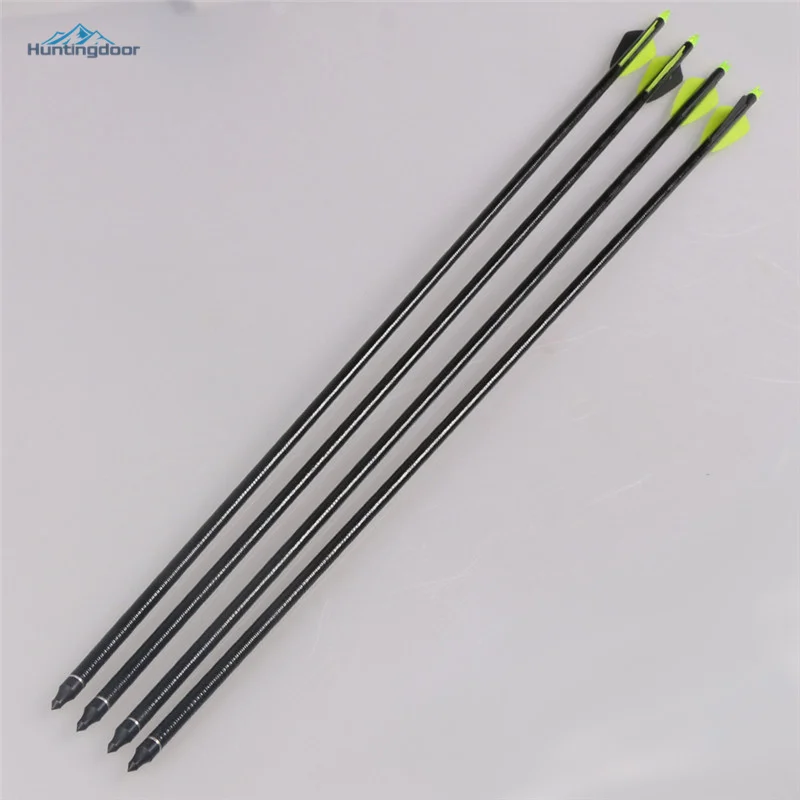 6/12 шт. Стрела из стекловолокна для стрельбы лука Охотничья стрела 32 дюймовая с