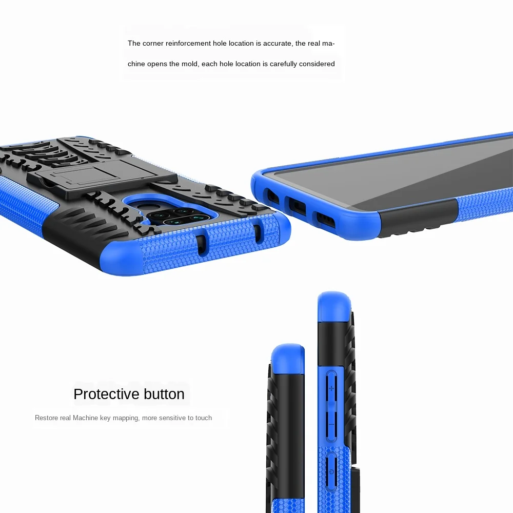 Heavy Duty Armor Holder Cover For Xiaomi Mi 10 9 SE 8 Lite 9T A3 RedMi 8A Go 7A 5 Plus Note 9S 6 7 8T Pro Note9 Case | Мобильные
