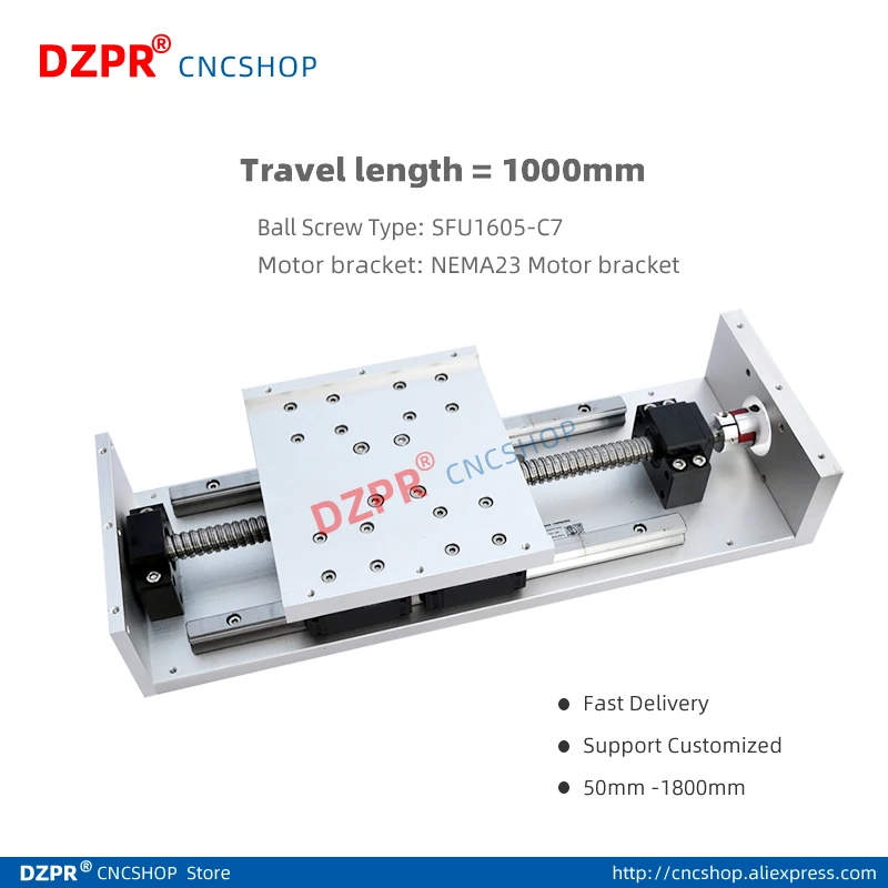 Линейные модули 1000 мм HGR15 + HGH15CA SFU1605 кронштейн двигателя Nema23 | Обустройство дома