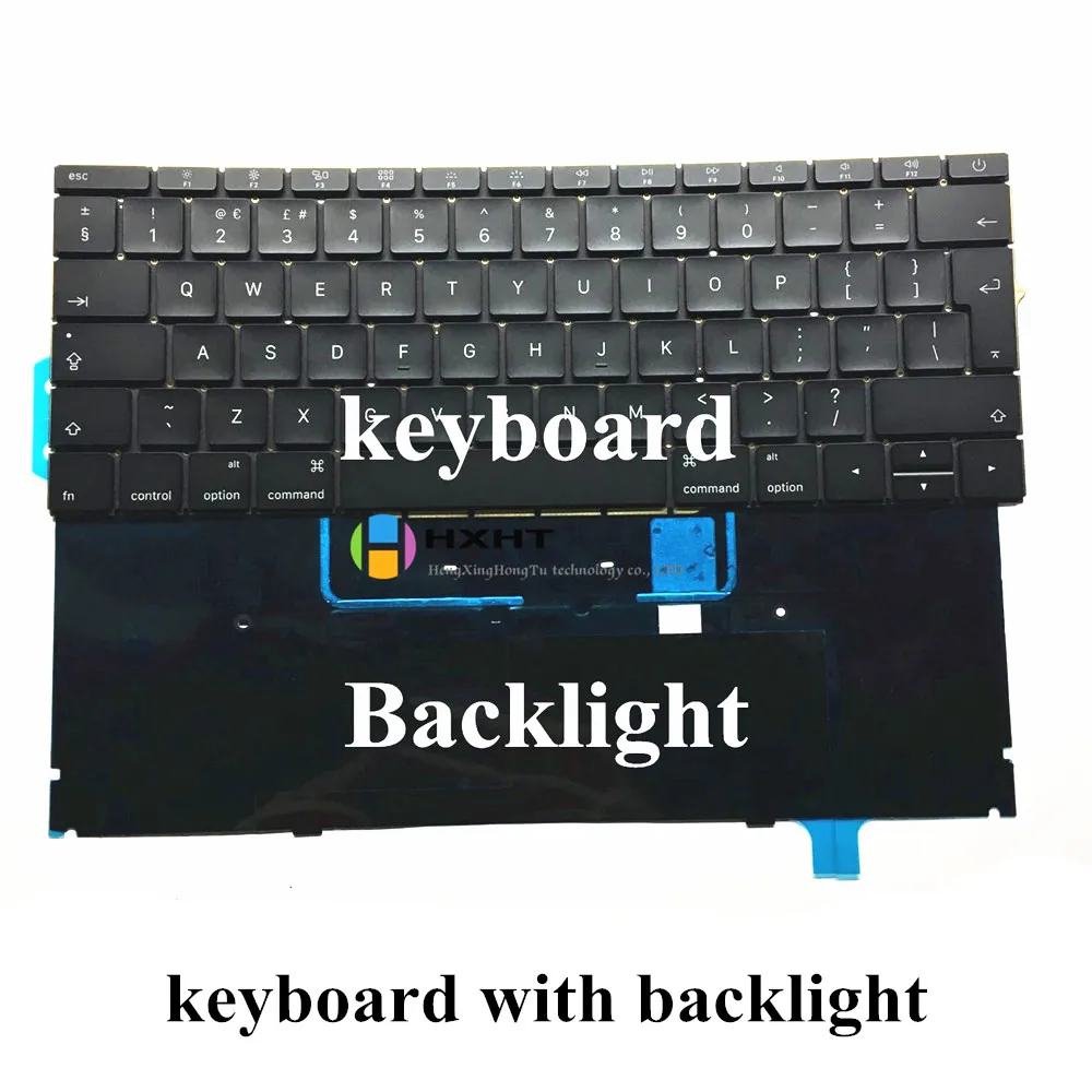 Новая английская клавиатура A1708 с подсветкой для Macbook Pro 13 3 дюйма Retina ноутбука MLL42